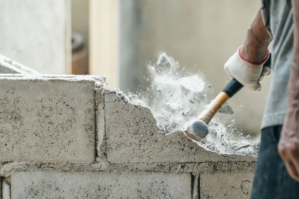 Block Wall Demolition in San Angelo